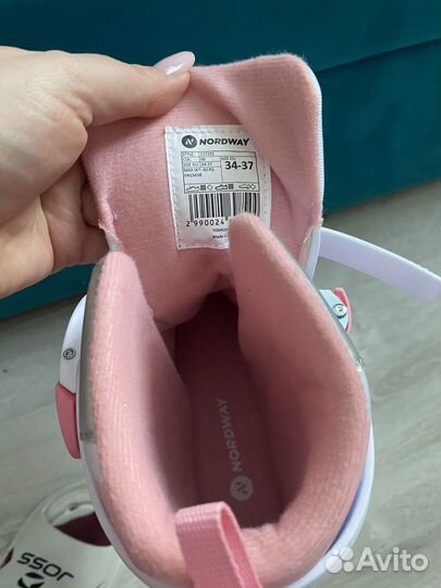 Коньки детские раздвижные 34 37 для девочки