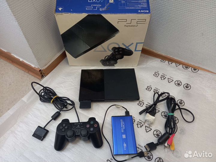PS2 slim прошитая - 99+игр