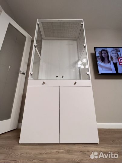 Клетка витрина для шиншиллы