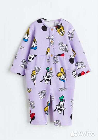 Утепленный комбинезон для девочки Н&М,80см