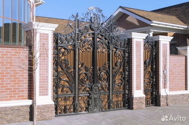 Кованые ворота