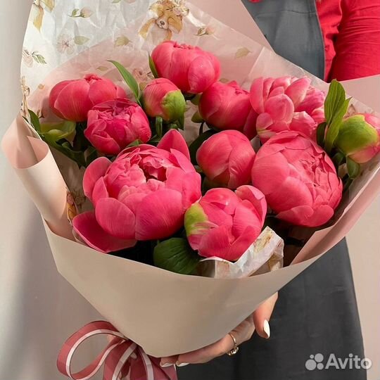 Пионы Букет пионов