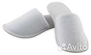 Махровые одноразовые тапочки отель