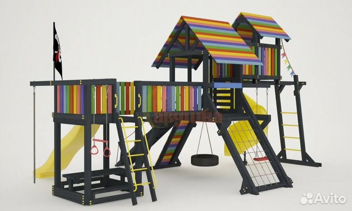 Детская площадка Савушка 8 (black)