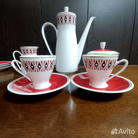 Кофейный сервиз ГДР тет-а-тет