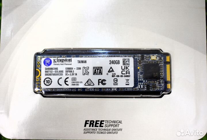 KingSton M.2 2280 SSD 240 GB ngff