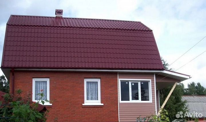 Металлочерепица Супермонтеррей для кровли RAL 3005
