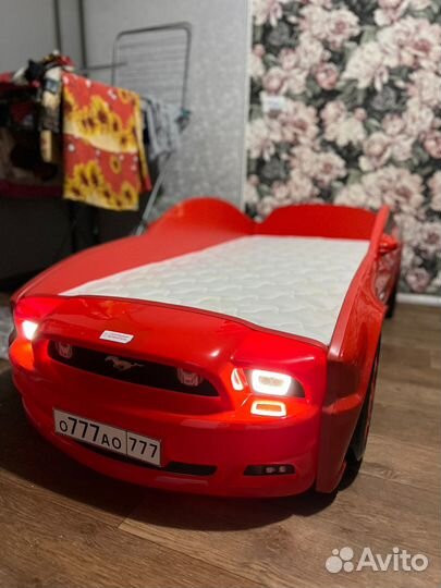 Кровать машинка Мустанг