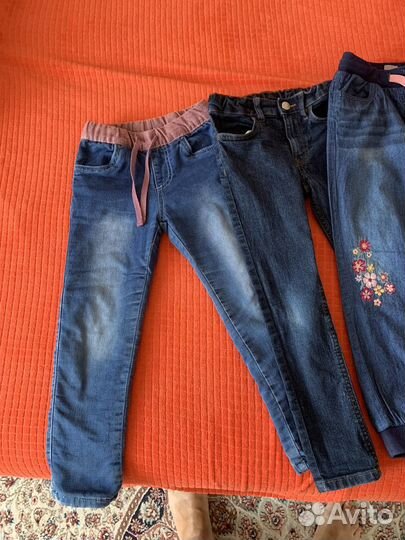 Вещи пакетом на девочку на рост 110см