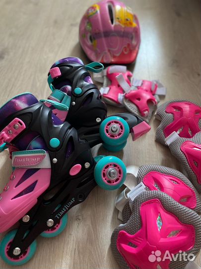 Роликовые коньки детские раздвижные