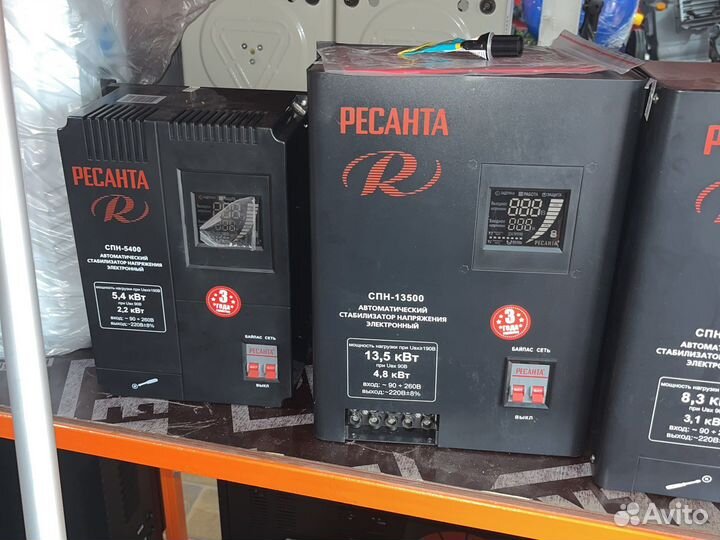 Стабилизаторы напряжения Ресанта