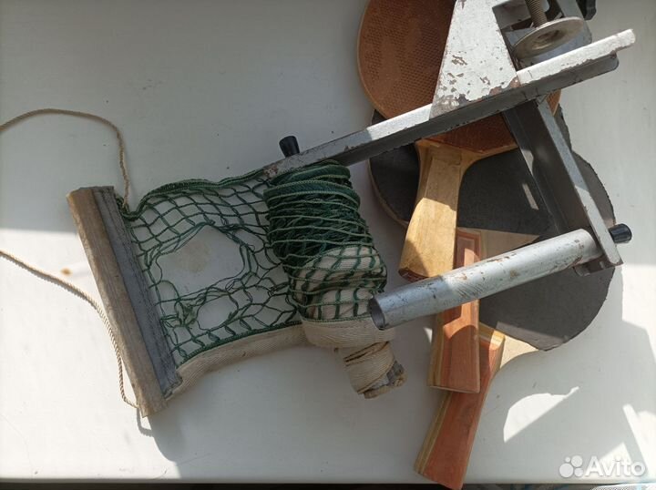 Сетка и ракетки для настольного тенниса СССР