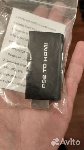 Hdmi sony PS2 переходник