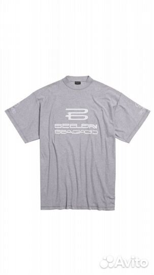 Футболка Balenciaga Al Generated Grey