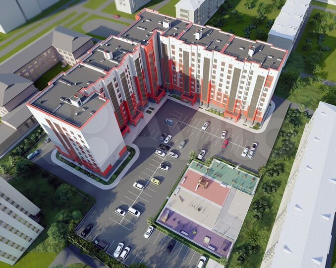 2-к. квартира, 65,4 м², 4/9 эт.