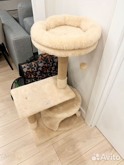 Когтеточка домик для кошки бу