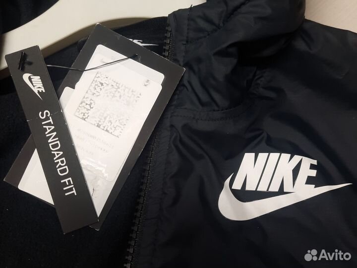 Ветровка nike на флисе оригинал 122-128