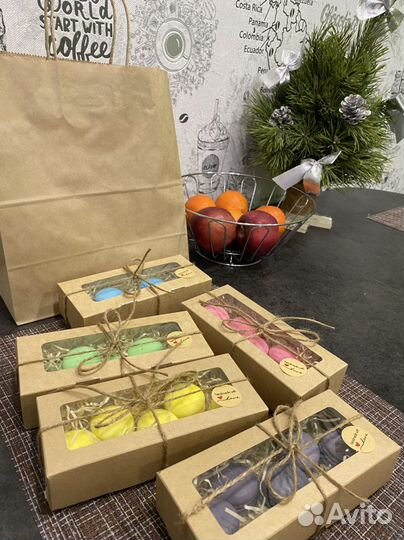 Мыло ручной работы-макарунс