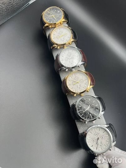 Мужские часы наручные Tissot кожаный ремень