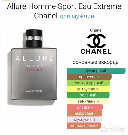 Chanel Allure Homme Sport Eau Extreme 65 ml Тестер