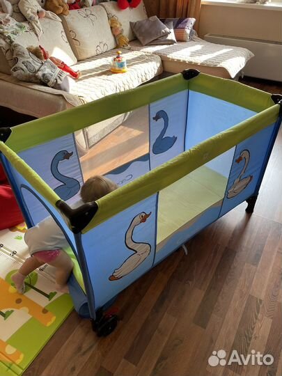 Детская кровать манеж
