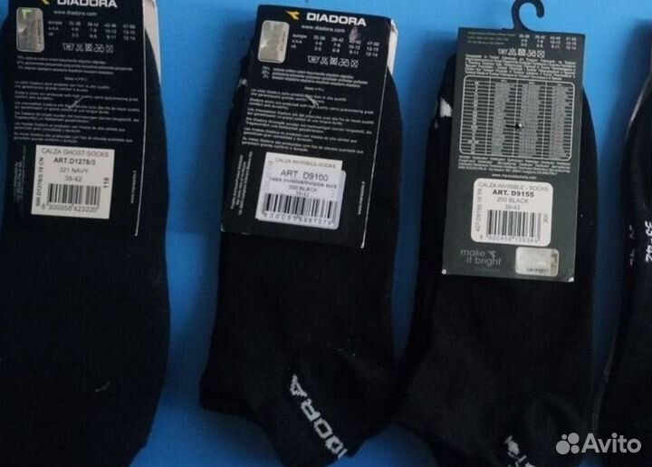 Носки спортивные Lotto/Diadora оригинал