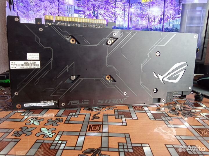 Видеокарта rx580 8gb asus