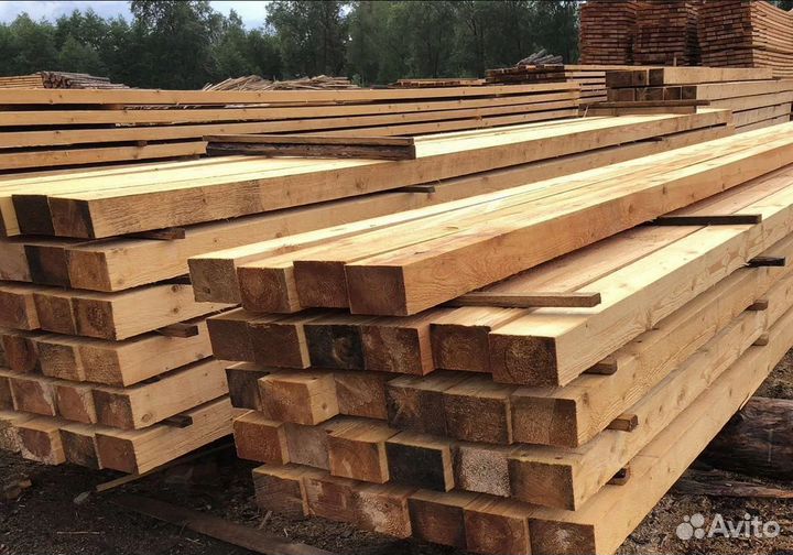 Брус обрезной любые размеры поставка