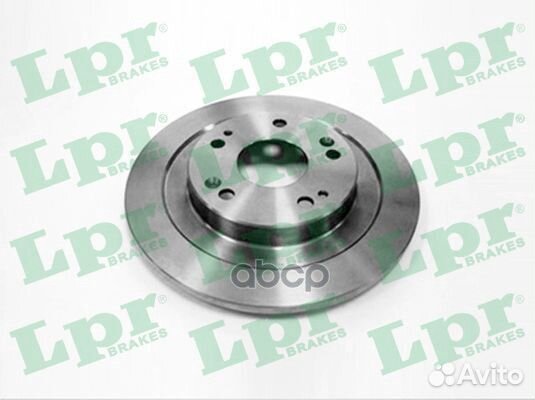 H1042P Диск тормозной honda civic 12- задний D