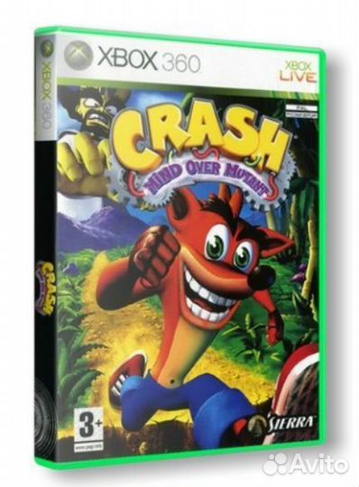Диск xbox 360 Crash Bandicoot: Mind Over Mutant
