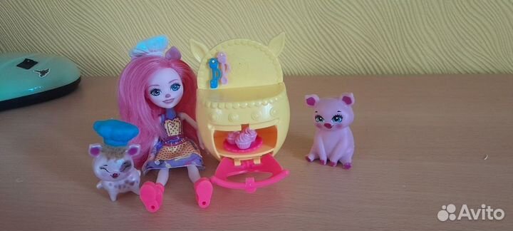 Enchantimals:Лягушка Лемур Слонята Сова Свинки