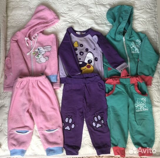 Спортивные костюмы 80-86 1 год