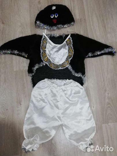 Новогодний костюм(пингвин, Санта Клаус )