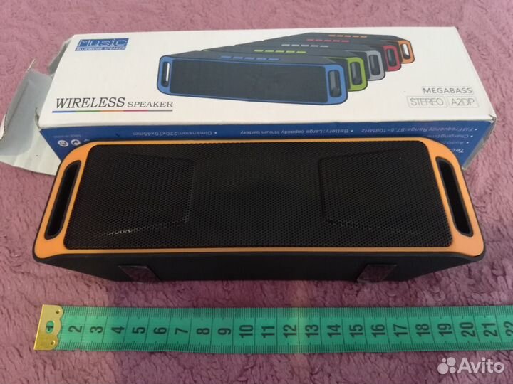 Портативный беспроводной Bluetooth колонка динамик