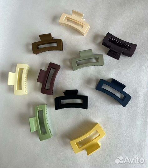 Крабик для волос 2 шт (разные цвета)