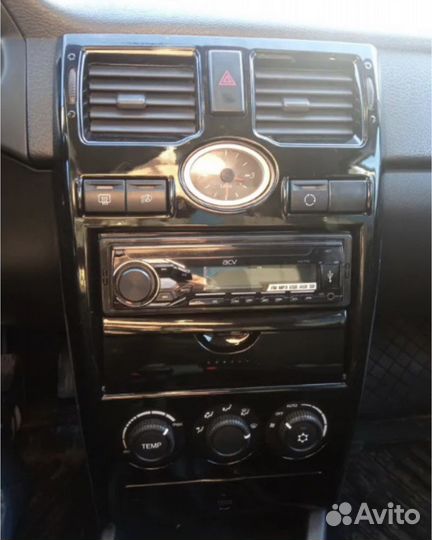 Центральная консоль, рамка LADA priora 1DIN, 2DIN