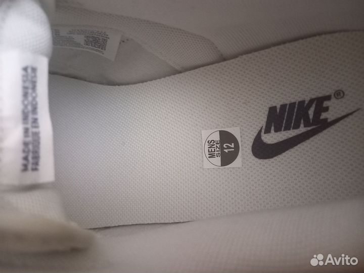 Кроссовки мужские nike dunk low белые