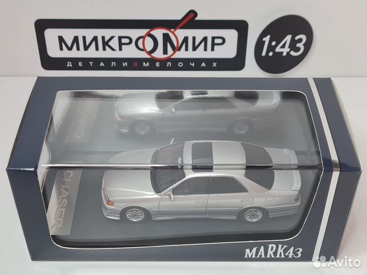 Модель Mark43 Toyota Chaser Tourer V, Серебристый