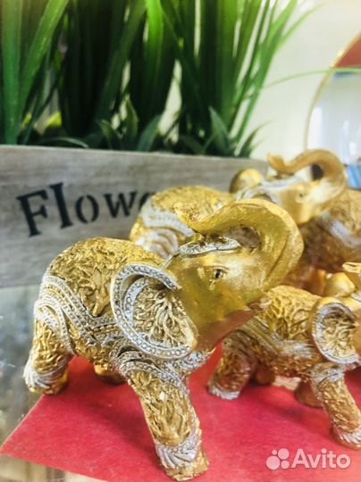 Слоны семья 7 штук