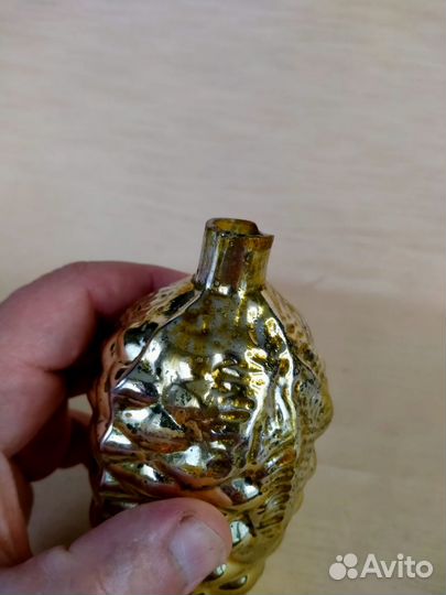 Уличная большая ёлочная игрушка Шишка