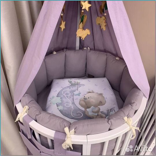 Бортики в детскую кроватку