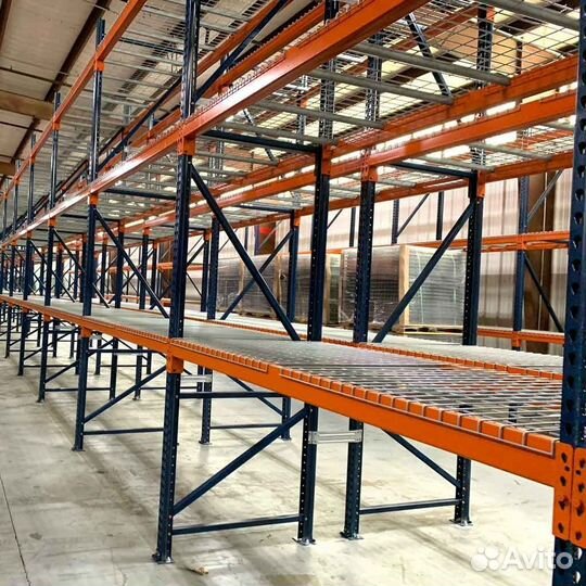 Стеллажи металлические складские