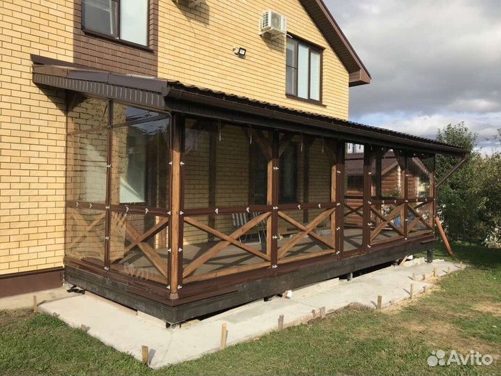 Мягкие окна для беседки / расчет по фото