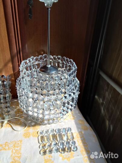 Люстры, бра хрустальные 