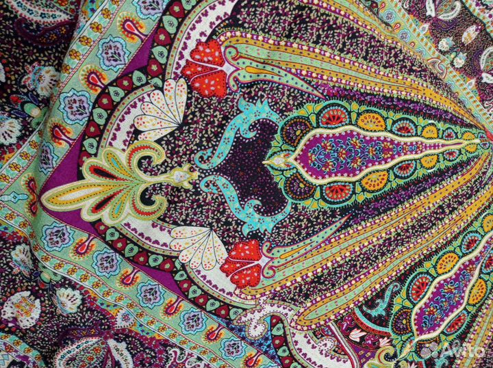 Платок шаль 130см шесть etro италия