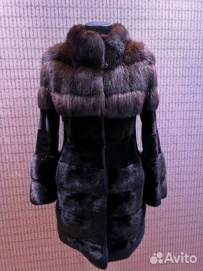 Шуба норка куница шикарная 40-42