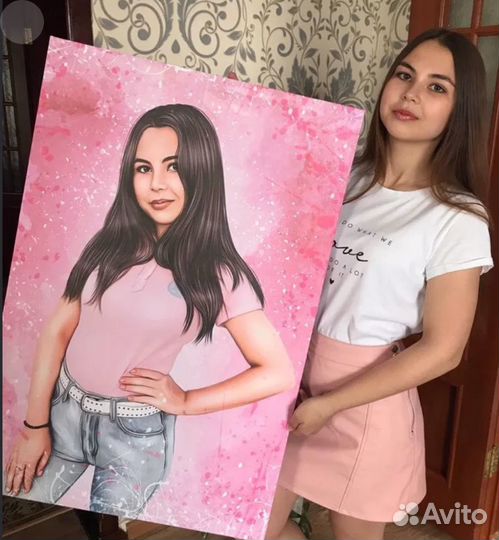 Портрет по фото (проф. печать)