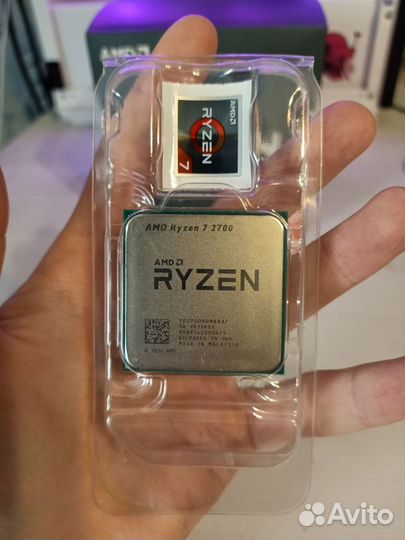 Процессор Ryzen 7 2700 + кулер
