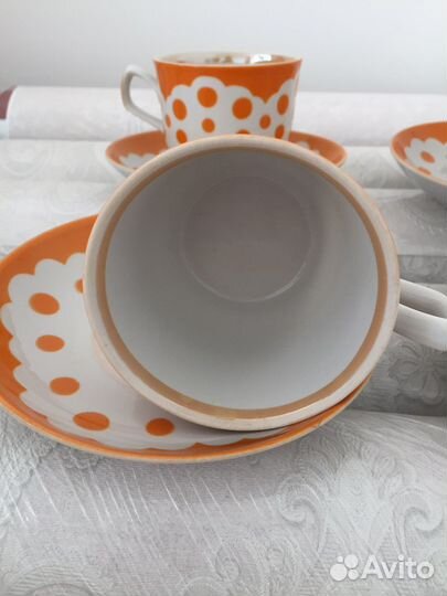 Чашка чайная, сахарница