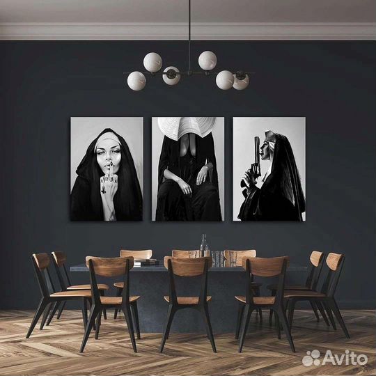 Популярные интерьерные картины. Монашки